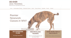 Desktop Screenshot of dooverdogtraining.com